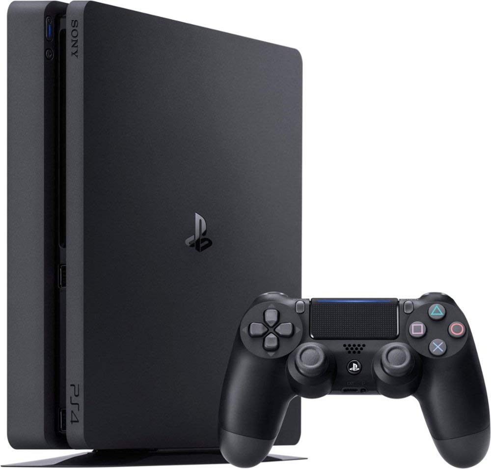 Playstation 4 Slim 1TB Jet Black Gaming Console Bundle With an Extra Black DualShock 4 Wireless Controller Playstation 4 Slim 1TB Jet Black Gaming Console Bundle With an Extra Black DualShock 4 Wireless Controller